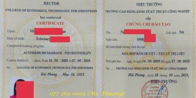 Khai giảng lớp xoa bóp bấm huyệt – vật lý trị liệu (có chứng chỉ)