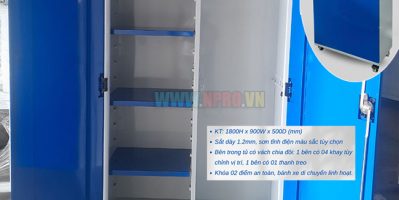 Tủ chứa dụng cụ/ đồ nghề vật tư nhà xưởng 2 cánh cơ lớn