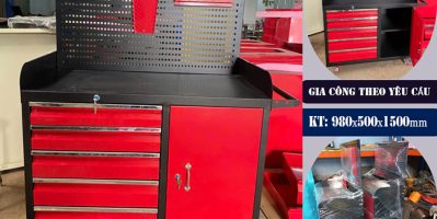 Tủ đựng đồ nghề kèm bảng treo 6 ngăn