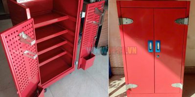 Tủ 2 cánh 5 ngăn đựng đồ nghề xe máy – Tủ đồ nghề honda