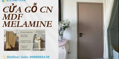 Cửa gỗ MDF Melamine tại Quận 1 – Cập nhật mới nhất năm 2025