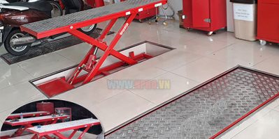 Các loại bàn nâng xe máy phổ biến hiện nay