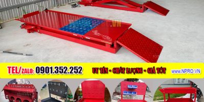 Bàn nâng xe máy cơ điện