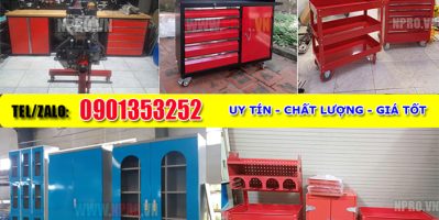 Tủ sắt sơn tĩnh điện 2 cánh đựng dụng cụ vật tư nhà xưởng, gara