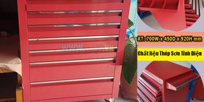 Tủ đựng đồ nghề dòng 7 ngăn – Tủ cơ khí gara, nhà xưởng