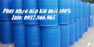 Thùng phuy nhựa nguyên sinh, phuy nắp kín, phuy,phuy nhựa, phi nắp mở