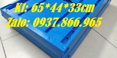 Thùng nhựa gấp gọn tiết kiệm diện tích, thùng nhựa đặc xếp gọn