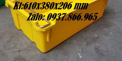 khay nhựa, hộp nhựa cơ khí , khay nhựa, thùng nhựa bít có quai sắt