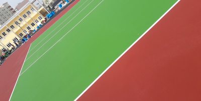 Thi Công Sân Bóng Chuyền Chống Thấm & Bền Màu