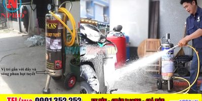 Bình bọt tuyết rửa xe Pallas trong các tiệm rửa xe máy – ô tô