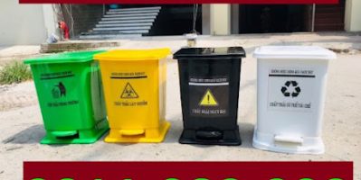 Cung cấp thùng rác phân loại giá rẻ tại đồng tháp- thùng rác 120l- lh 0911082000
