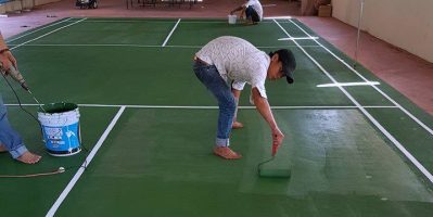 Thi Công Sơn Sân Thể Thao Indoor và Outdoor Chuyên Nghiệp