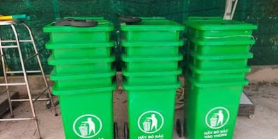 Thùng rác 60 lít giá rẻ tại an giang- Thùng rác nhựa 120l 240l giá sỉ đại lý- lh 0911082000