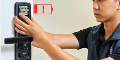 Hướng dẫn mở khóa vân tay khi hết pin an toàn, đơn giản
