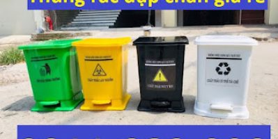 Sỉ lẻ thùng rác đạp chân để nhà vệ sinh, nhà bếp- thùng rác 25 lít giá rẻ tại an giang- lh 0911082000