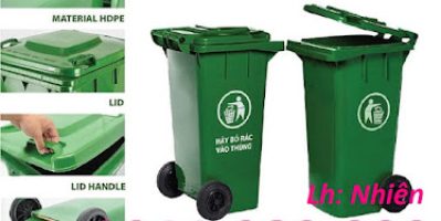 Bán thùng rác 120L giá rẻ tại an giang- thùng rác 120L sỉ giá tốt hàng chất lượng- lh 0911082000