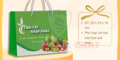 Giấy kraft in túi giấy đựng hoa quả – ưu điểm và ứng dụng
