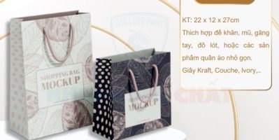 Những màu sắc in túi shop quần áo thu hút khách hàng