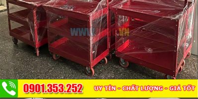 Top Mẫu Xe Đẩy Dụng Cụ 3 Ngăn Được Thợ Cơ Khí Tin Dùng Nhất