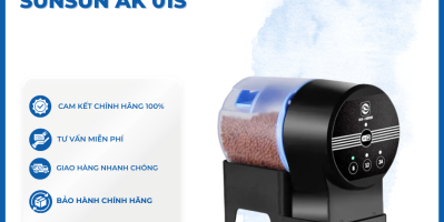 Máy Cho Cá Ăn Tự Động Aqua House – Chăm Cá Nhàn Tênh, Cá Lớn Nhanh Khỏe Mạnh