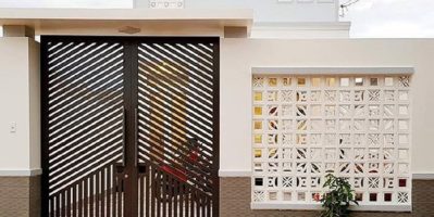 Thiết Kế Mặt Tiền Thông Minh Chỉ Với Gạch Bông Gió Xi Măng