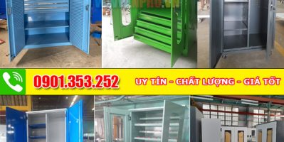 Tủ treo dụng cụ 2 cánh KT: 1000Wx500Dx2000Hmm sơn tĩnh điện