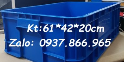 Thùng nguyên sinh có nắp, khay nhựa cao 20 co nắp đậy, bán thùng nhựa