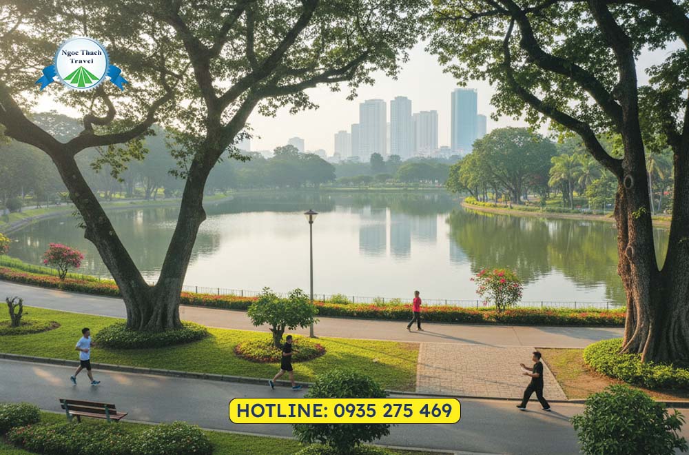 Công viên Thanh Niên – Không gian xanh giữa lòng phố biển