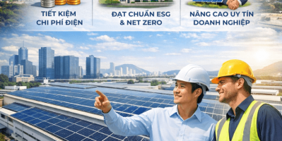 Doanh nghiệp FDI chọn lắp điện mặt trời nhà xưởng vì lý do gì?