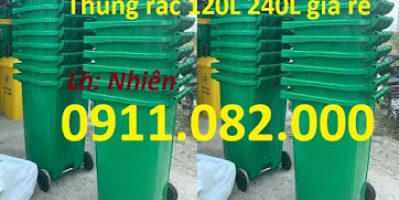 Thùng rác chất lượng giá rẻ cạnh tranh- thùng thu gom rác giá rẻ tại an giang- lh 0911.082.000