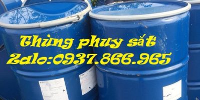 Phuy sắt, thùng phuy sắt cũ, bán phuy sắt tại Hà Nội, phuy nắp mở cũ, phuy cũ