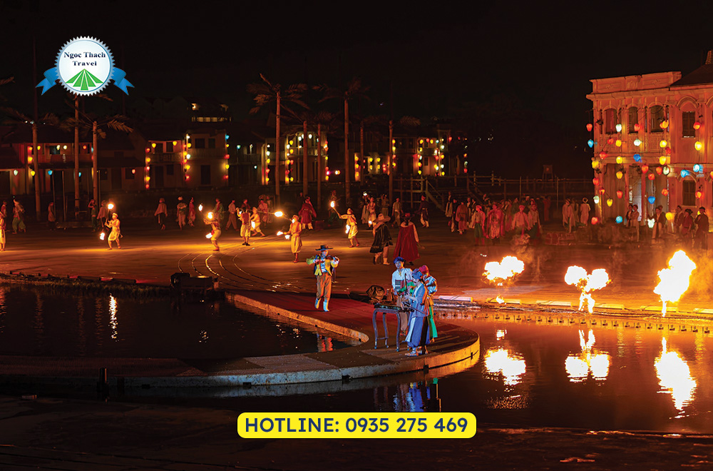 Khám phá hoạt động tại Công viên Ấn Tượng Hội An trước khi xem show Ký Ức Hội An