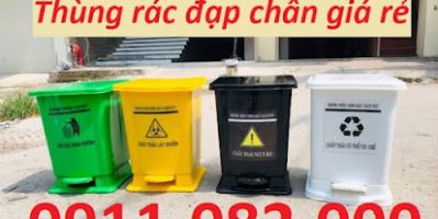 Cung cấp thùng thu gom rác 120 lít, 240 lít, 660 lít giá rẻ tại vĩnh long- lh 0911082000