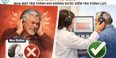 SAI LẦM PHỔ BIẾN: MUA MÁY TRỢ THÍNH KHI CHƯA KIỂM TRA THÍNH LỰC – HẬU QUẢ CÓ THỂ LÀM TAI YẾU HƠN.