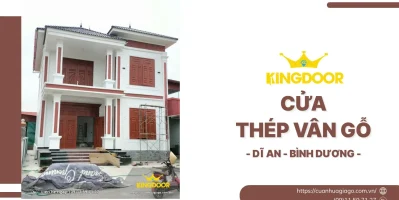 Cửa Thép Vân Gỗ Tại Dĩ An, Bình Dương | Bền Đẹp, Giá Tốt