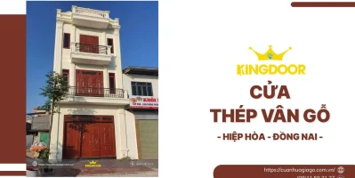 Cửa Thép Vân Gỗ Tại Phường Hiệp Hòa, Đồng Nai