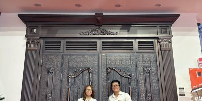 Cửa thép vân gỗ tại Huyện Châu Đức