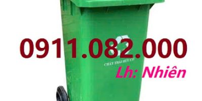 Giá rẻ thùng rác 240 lít tại vĩnh long- lh 091108200 báo giá trực tiếp