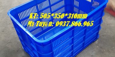 Sóng nhựa hở cỡ lớn, sọt nhựa đáy đặc tại Hà Nội, bán sọt đáy đặc toàn quốc