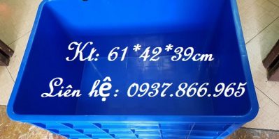 Thùng đặc cao 39, thùng nhựa, hộp nhựa đặc có nắp, thùng nhựa