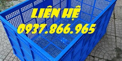 Sọt kéo hàng trong nhà xưởng, sọt kéo hàng, sọt đẩy hàng, sọt nhựa nguyên sinh HPDE