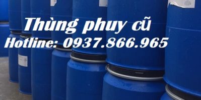 Thùng phuy nhựa cũ, phuy nhựa 120l, thùng phuy cũ các dung tích, phuy mới