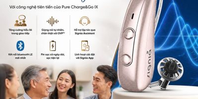 Máy trợ thính công nghệ mới nhất Signia Pure Charge&Go IX