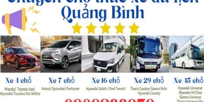 Thuê Xe Du Lịch Tại Quảng Bình – Bảng Giá SIÊU RẺ 2026