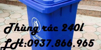 Thùng gom rác khu dân cư, thùng rác công nghiệp, thùng rác nhựa HPDE