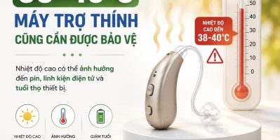 Mùa hè 38–40°C: Cần lưu ý gì khi sử dụng máy trợ thính