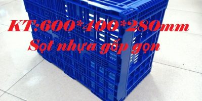 Khay gấp gọn, thùng nhựa gập, sọt gấp gọn tại Hà Nội