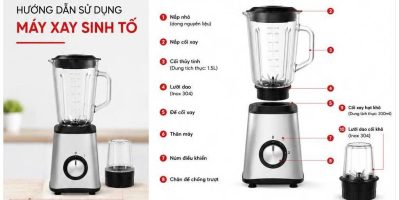 5 Cách Sử Dụng Máy Xay Sinh Tố Elmich An Toàn Và Bền Bỉ Từ A-Z