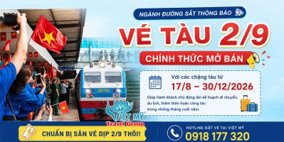 Đặt vé tàu sớm cho dịp lễ 2/9 và cuối năm 2026