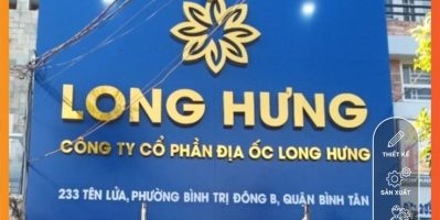 Thi công bảng hiệu công ty chất lượng tại TPHCM